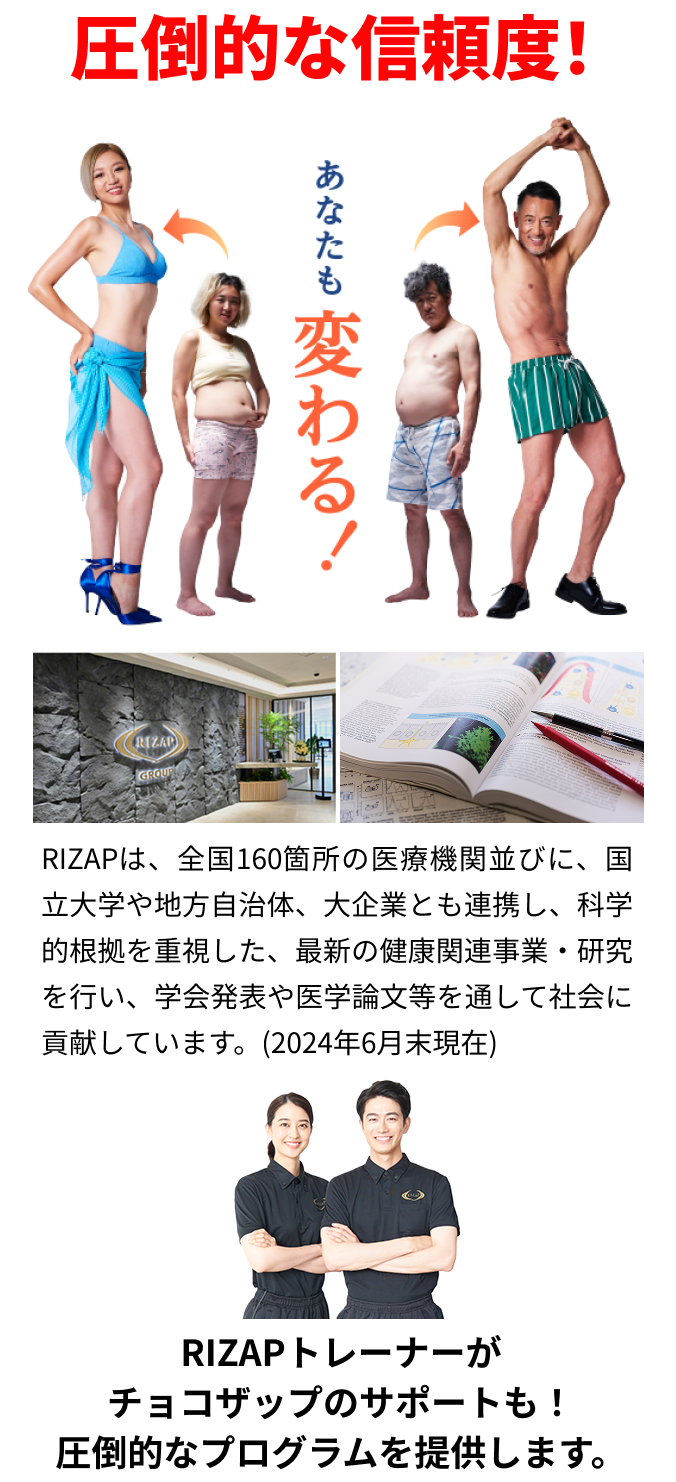 圧倒的な信頼度