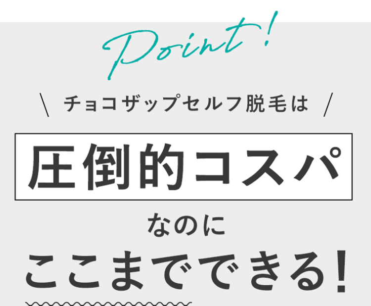 圧倒的コスパなのにここまでできる