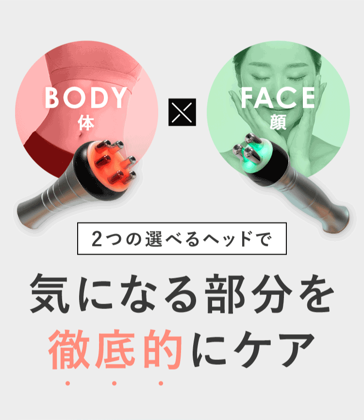 気になる部分を徹底的にケア
