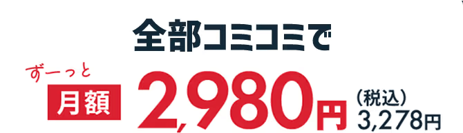 月額2,980円