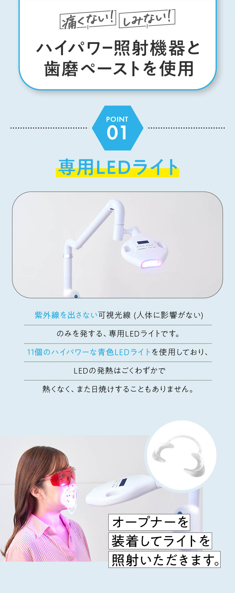 POINT01 専用LEDライト