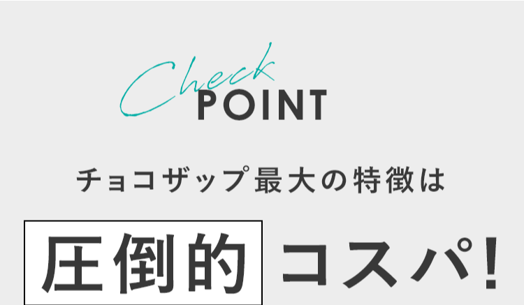 圧倒的コスパ