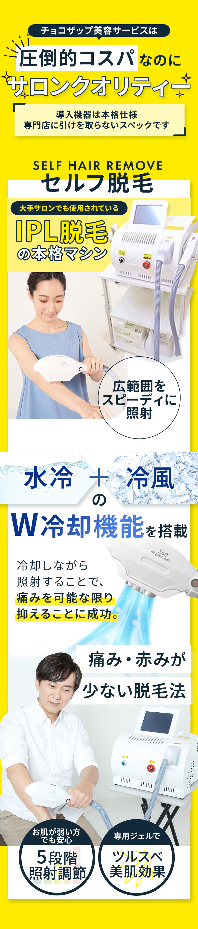 チョコザップ美容サービスは圧倒的コスパなのにサロンクオリティー