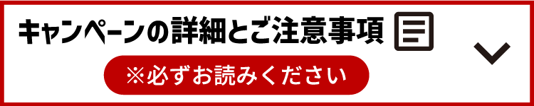 キャンペーンの詳細とご注意事項