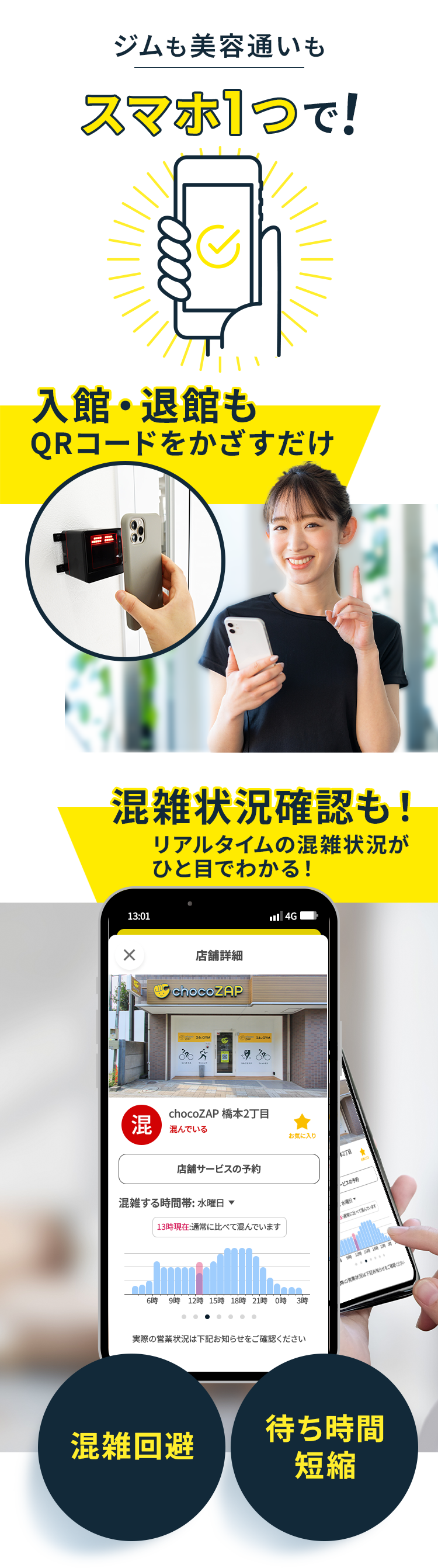 ジムも美容通いもスマホ1つで！